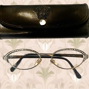 🌹AUTHENTIC VINTAGE VERSACE GLASSES/ FRAMES MADE IN ITALY!!!🌹